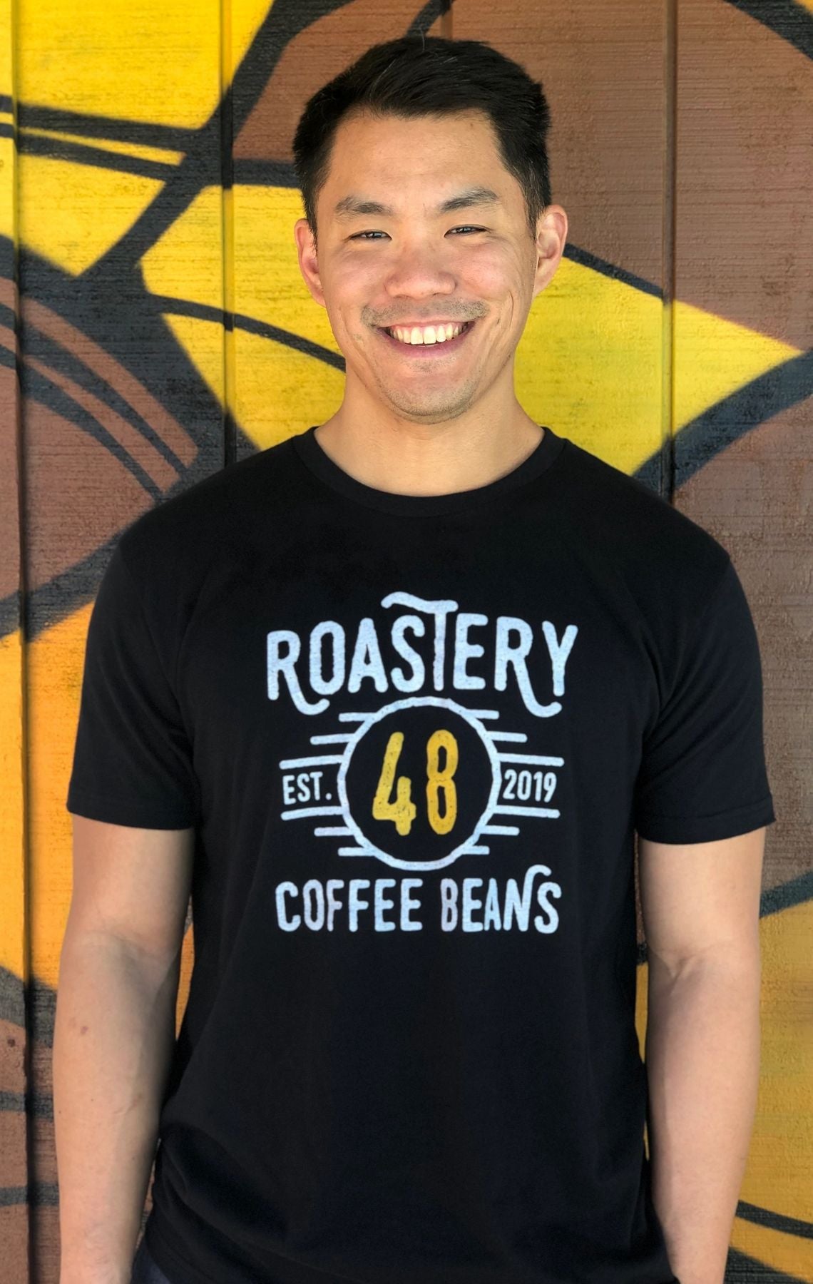 Men's Roastery 48 Logo Tee Black