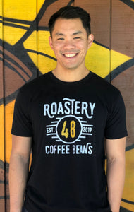 Men's Roastery 48 Logo Tee Black